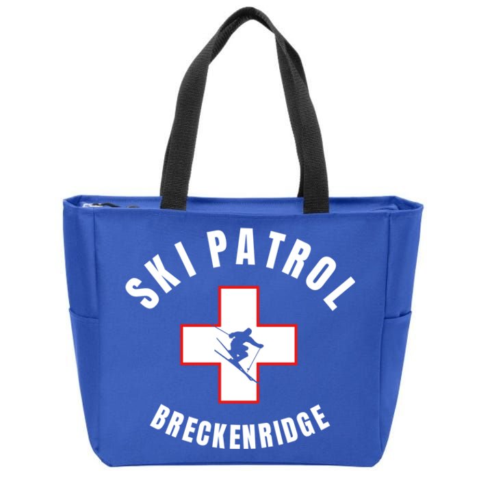 Breckenridge Colorado Ski Patrol Gift Zip Tote Bag