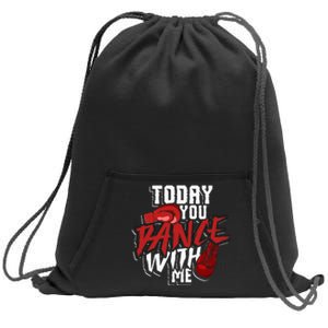 Boxing Canvas Sparring Match Coach Sweatshirt Cinch Pack Bag