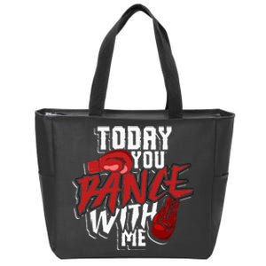 Boxing Canvas Sparring Match Coach Zip Tote Bag