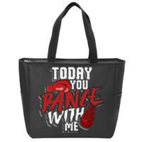 Boxing Canvas Sparring Match Coach Zip Tote Bag