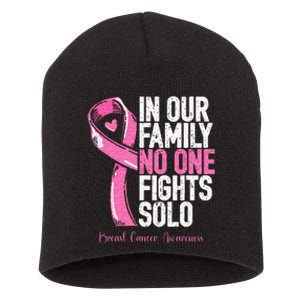 Breast Cancer Support Family Women Breast Cancer Awareness Short Acrylic Beanie