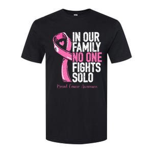 Breast Cancer Support Family Women Breast Cancer Awareness Softstyle CVC T-Shirt