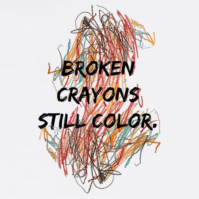 Broken Crayons Still Color Mental Health Awareness Supporter Golf Towel