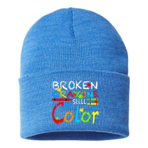 Broken Crayons Still Color Sustainable Knit Beanie