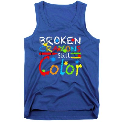 Broken Crayons Still Color Tank Top