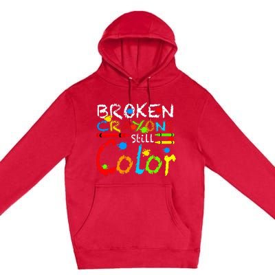 Broken Crayons Still Color Premium Pullover Hoodie