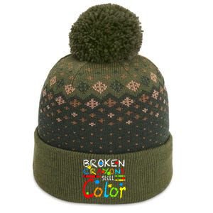 Broken Crayons Still Color The Baniff Cuffed Pom Beanie