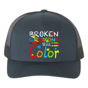 Broken Crayons Still Color Yupoong Adult 5-Panel Trucker Hat