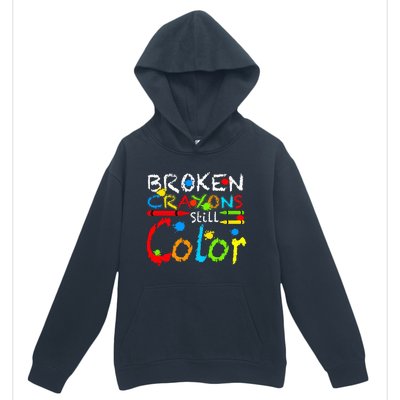 Broken Crayons Still Color Urban Pullover Hoodie