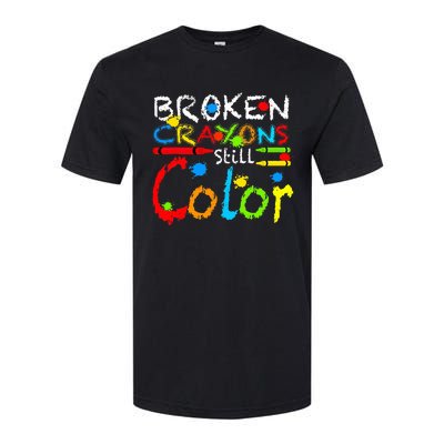 Broken Crayons Still Color Softstyle CVC T-Shirt