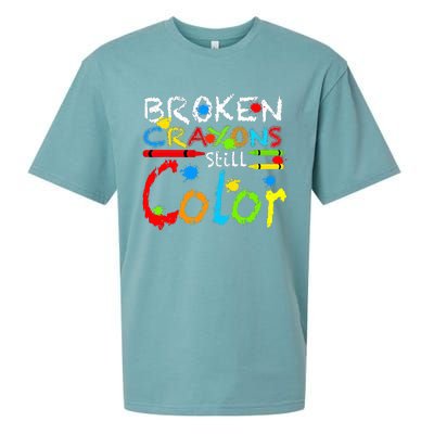 Broken Crayons Still Color Sueded Cloud Jersey T-Shirt