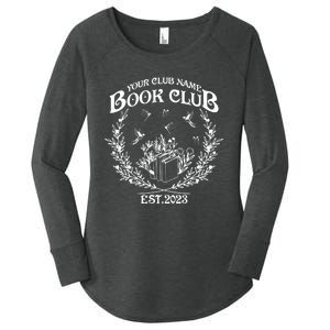 Book Club Since Reading Club Women's Perfect Tri Tunic Long Sleeve Shirt