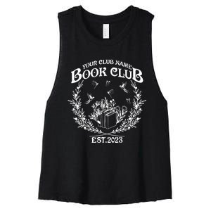 Book Club Since Reading Club Women's Racerback Cropped Tank