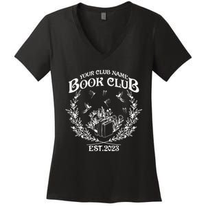 Book Club Since Reading Club Women's V-Neck T-Shirt