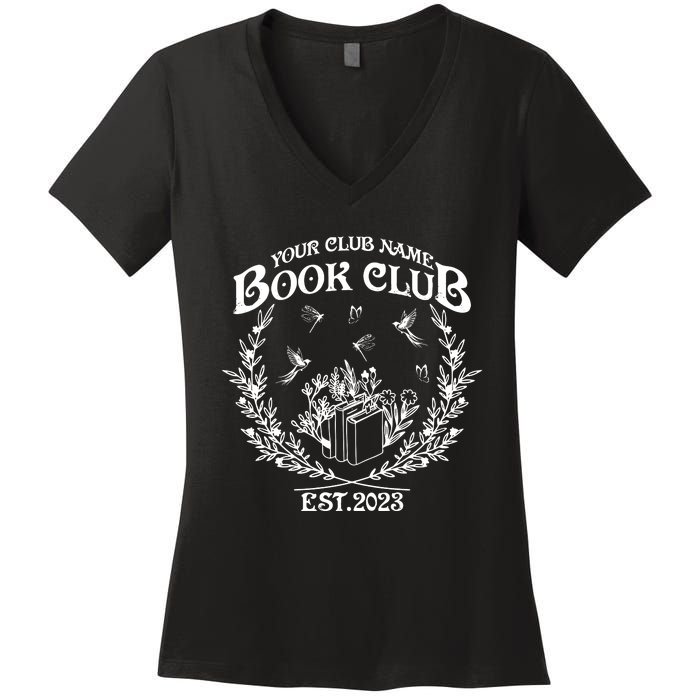 Book Club Since Reading Club Women's V-Neck T-Shirt