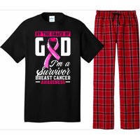 Breast Cancer Survivor Ribbon By The Grace God IM A Survivor Gift Pajama Set