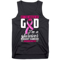 Breast Cancer Survivor Ribbon By The Grace God IM A Survivor Gift Tank Top