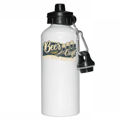 Beer Craft Save Water Beer Gift Aluminum Water Bottle 