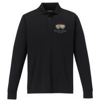 Breckenridge Colorado Ski Mountain Skiing Performance Long Sleeve Polo