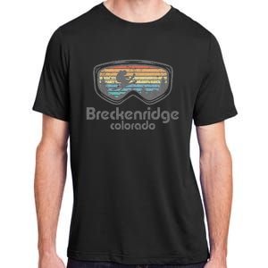 Breckenridge Colorado Ski Mountain Skiing Adult ChromaSoft Performance T-Shirt