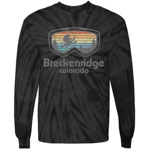 Breckenridge Colorado Ski Mountain Skiing Tie-Dye Long Sleeve Shirt