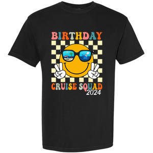 Birthday Cruise Squad 2024 Birthday Cruise Family Matching Garment-Dyed Heavyweight T-Shirt