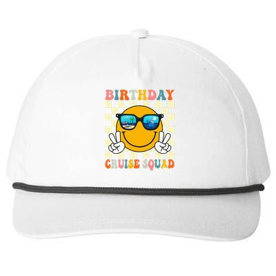 Birthday Cruise Squad 2024 Birthday Cruise Family Matching Snapback Five-Panel Rope Hat