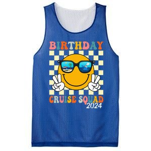 Birthday Cruise Squad 2024 Birthday Cruise Family Matching Mesh Reversible Basketball Jersey Tank