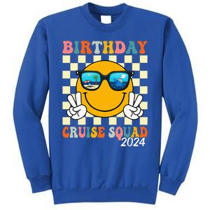 Birthday Cruise Squad 2024 Birthday Cruise Family Matching Tall Sweatshirt