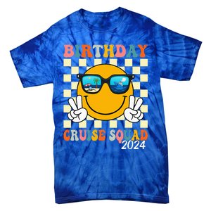 Birthday Cruise Squad 2024 Birthday Cruise Family Matching Tie-Dye T-Shirt