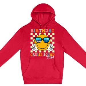 Birthday Cruise Squad 2024 Birthday Cruise Family Matching Premium Pullover Hoodie