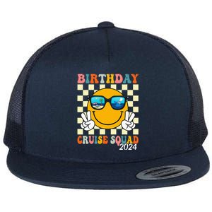 Birthday Cruise Squad 2024 Birthday Cruise Family Matching Flat Bill Trucker Hat