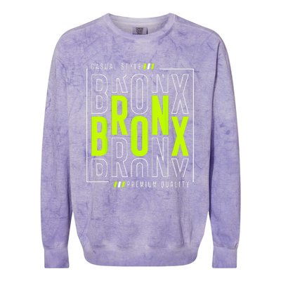 Bronx Casual Style Colorblast Crewneck Sweatshirt