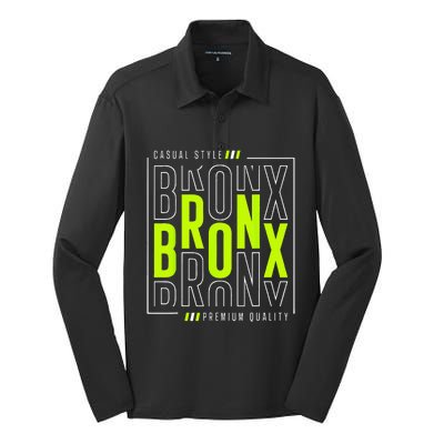 Bronx Casual Style Silk Touch Performance Long Sleeve Polo