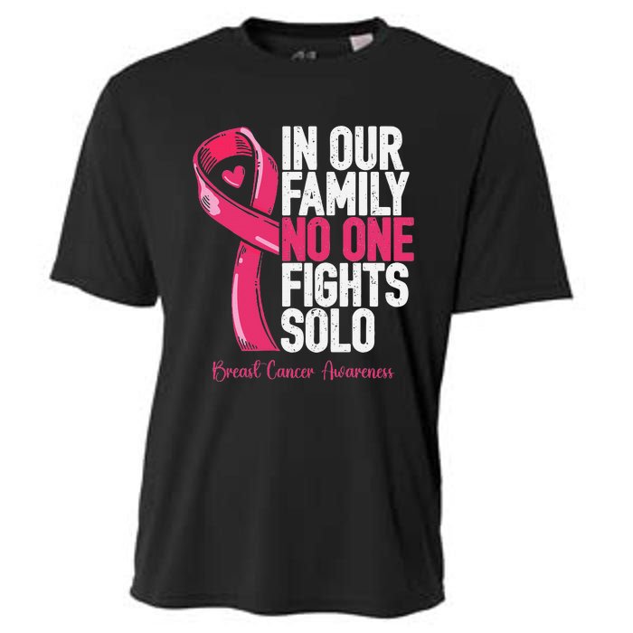 Breast Cancer Support Family Women Breast Cancer Awareness Cooling Performance Crew T-Shirt