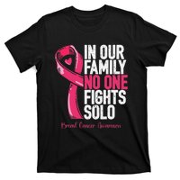 Breast Cancer Support Family Women Breast Cancer Awareness T-Shirt