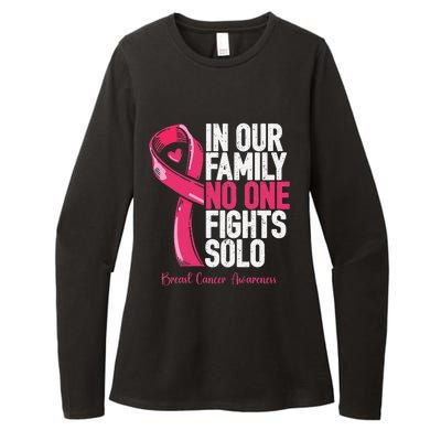 Breast Cancer Support Family Women Breast Cancer Awareness Womens CVC Long Sleeve Shirt