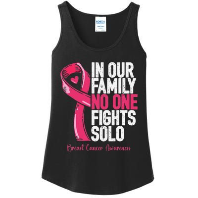 Breast Cancer Support Family Women Breast Cancer Awareness Ladies Essential Tank