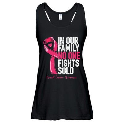 Breast Cancer Support Family Women Breast Cancer Awareness Ladies Essential Flowy Tank