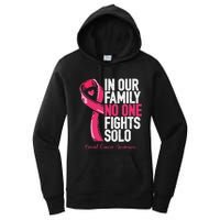 Breast Cancer Support Family Women Breast Cancer Awareness Women's Pullover Hoodie