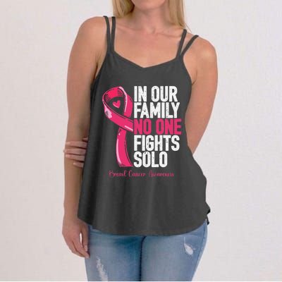 Breast Cancer Support Family Women Breast Cancer Awareness Women's Strappy Tank