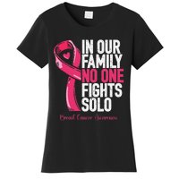 Breast Cancer Support Family Women Breast Cancer Awareness Women's T-Shirt