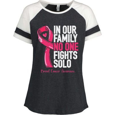 Breast Cancer Support Family Women Breast Cancer Awareness Enza Ladies Jersey Colorblock Tee