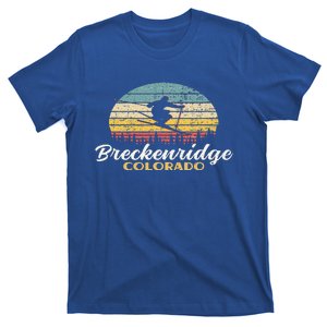 Breckenridge Colorado Skiing Retro Mountain Ski Vacation T-Shirt