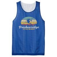 Breckenridge Colorado Skiing Retro Mountain Ski Vacation Mesh Reversible Basketball Jersey Tank