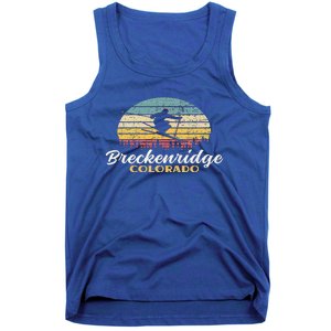 Breckenridge Colorado Skiing Retro Mountain Ski Vacation Tank Top