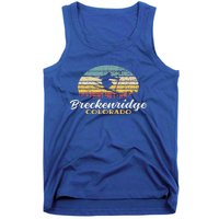 Breckenridge Colorado Skiing Retro Mountain Ski Vacation Tank Top