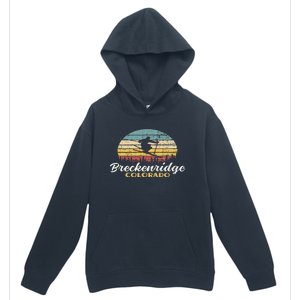 Breckenridge Colorado Skiing Retro Mountain Ski Vacation Urban Pullover Hoodie