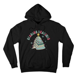 Bookish Christmas Seasons Readings Book Lover Holiday Season Hoodie