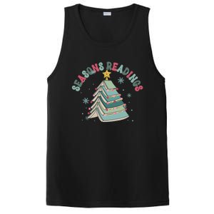 Bookish Christmas Seasons Readings Book Lover Holiday Season PosiCharge Competitor Tank